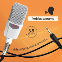 Bonkyo M996 Mikrofon Kondensor Mikrofon Persegi Kartu Suara Mikrofon Persegi Rekaman Komputer Mic Mi