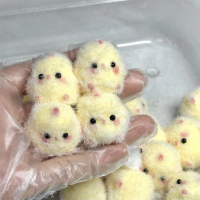 1 pc Mainan Tekanan TPR Mini Penguin Chick yang Melekat, Baharu, Jenis Picit untuk Meredakan Stres, 