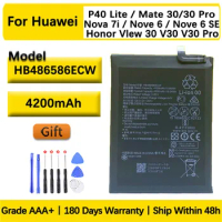 100% Battery For Huawei P40 Lite Mate 30 Pro Nova 7i Nove 6 Nove 6 SE Honor Vlew 30 V30 V30 Pro Replacement batteries