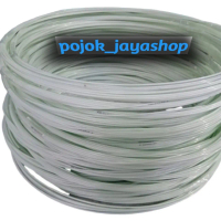 Jeruji fiber putih susu ukuran 1,5mm panjang 10meter termurah