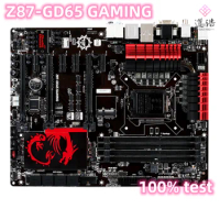 For MSI Z87-GD65 GAMING Motherboard 32GB LGA 1150 DDR3 ATX Z87 Mainboard 100% Tested Fully Work