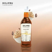 Delifru Syrup Coffee Cream - Sirup Krim Kopi 1 Liter