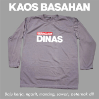 KAOS BASAHAN SERAGAM DINAS V2 BAJU KERJA KAOS KERJA MANCING PROMOSI KULI BANGUNAN TUKANG PEDAGAN PAS
