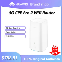Original Huawei 5G CPE Pro 2 Wireless Wifi Router H122-373 H112-370 3.6Gbps WiFi 6 High Speed SIM Card Network Expander