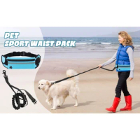 Gray Jogging Dog Dog Free Ride Anti-Crush Protective Gear Comfortable Running