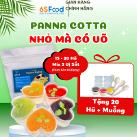 Set nguyên liệu Panna Cotta Nhỏ Mà Có Võ thành phẩm 15-20 hũ 60ml mix 3 vị sốt Dâu Tây, Chanh leo, X