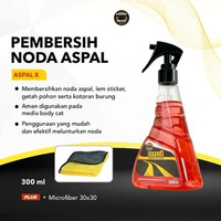 GARASI AGAN ASPAL X PENGHILANG NODA ASPAL TAR REMOVER PEMBERSIH NODA TAR AND BUG REMOVER PERAWATAN B