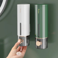 Manual Soap Dispenser Wall Mounted Bathroom Soap Dispenser Washing Hand Sanitizer Family Hotel Shower Gel Bathroom Tools