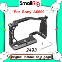 SmallRig A6600 Camera Cage With 1/4"-20 &amp; 3/8"-16 &amp; ARRI 3/8”-16 Accessory Threads For Sony A6600 2493