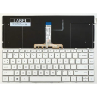 New For HP Spectre 13-AF 13-AF010CA 13-AF012DX 13-AF051NR 13t-af000 TPN- C132 Laptop Keyboard US White With Backlit