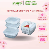 Hộp nhựa đựng thực phẩm Nakaya 380ml và 750ml Nhật Bản