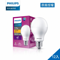 Philips 飛利浦 超極光真彩版 13W LED燈泡 12入(PL10N/PL11N/PL12N)