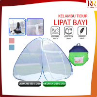 [COD] RR M345 Mainan Tenda Anti Nyamuk Kelambu Tidur Lipat Bayi UK 180x200 / Kelambu Lipat Anti Nyam