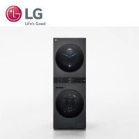 LG 樂金 LG WashTower AI智控洗乾衣機 尊爵黑｜洗衣13公斤+乾衣10公斤(WD-S1310B)