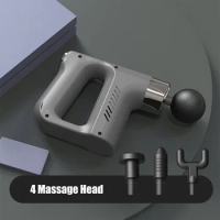 Mini Charging Fascial Gun Deep Muscle Massager Vibration Massage Machine Slimming Shaping Pain Relief Fascial Gun Fitness Device