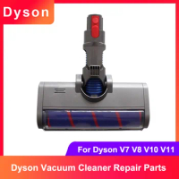 Attachment Electric Floor Head Fluffy Soft Roller Brush Dyson V7 V8 V10 V11 Hand-held Vacuum Cleaner Repair Parts Accessories