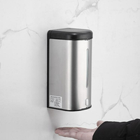 不銹鋼全自動殺菌凈手器壁掛式酒精噴霧式手部消毒器洗手消毒機