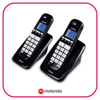 【Motorola 】 大字鍵DECT無線雙機 S3002