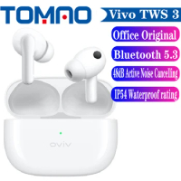 New Vivo TWS 3 TWS Bluetooth 5.3 Wireless Earphone 40 Hours Battery life 48dB Active Noise Cancelling Headphone For Vivo X90 Pro