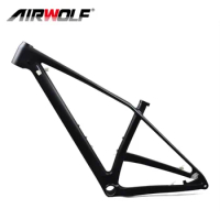 2024 AIRWOLF Carbon Frame MTB 27.5er Puls Mountain Bike Frame 148*12mm Thru Axle BOOST 27.5er*2.3 Inch MTB Bicycle Frame