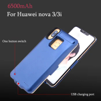 6800mAh Power Bank Battery Charger Case For Huawei nova 3i/nova 3 Power Case External Backup Cover For nova 3i Battery Case