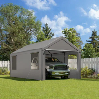 Custom Carport 10 x 20 ft Garage Tent Intubation Heavy Duty Car Canopy Auto Truck Boat shade Pergola Portable Garage