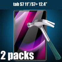 2Packs Tempered Glass Screen Protector For Samsung galaxy tab S7 11'' SM-T870 SM-T875 S7+ plus 12.4'' protective films