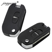 jingyuqin 10pcs 2/3 Buttons Left/Right Blade Remote Car Key Shell Case Fob for Mitsubishi Lancer Evolution Grandis Outlander