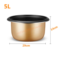 5L Rice cooker inner container Non stick Cooking Pot Replacement Accessories Rice Cooker liner