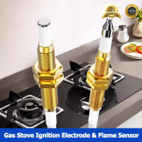 Kim đánh lửa và đầu dò cảm biến bếp gas, Thông Dụng Tương thích với mặt bếp Gas / LPG tự nhiên, Bếp 