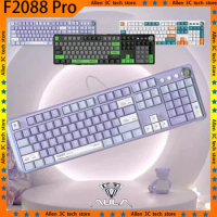 Aula F2088 Pro Mechanical Keyboard Wired USB Multifunctional Knob RGB Backlit ABS Esports Office PC Gaming Keyboard Laptop Gift