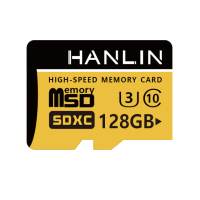 【HANLIN】MTF128G高速記憶卡C10 128GB U3(適用 監視器 手機 平板 行車紀錄器 相機)