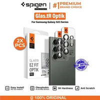 Camera Lens Samsung Galaxy S23 Ultra Plus Spigen Glass tR Optik Cover 2Pcs Black,S23 / S23 Plus