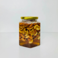 [600gr] Madu dengan Aneka Kacang ISTANA MADU - Madu Yaman, Madu Kacang