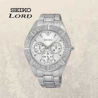 Seiko Lord SKY673 SKY673P1 37 mm Multifunction Quartz Original Jam Tangan Wanita