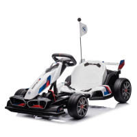【聰明媽咪兒童超跑】BMW 24v競速卡丁車飄移甩尾 GO Kart(BDM-0978大人小孩皆可玩 兒童電動車)