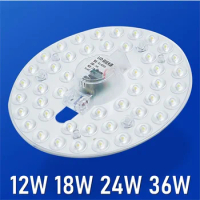 12W 18W 24W 36W LED Ring Panel Circle Light Energy-saving the Circular Ceiling Lamp Module LED Light Board Panel Home lighting