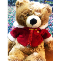 【TEDDY HOUSE泰迪熊】泰迪熊玩具玩偶公仔絨毛紅衣富兆王子泰迪熊大棕