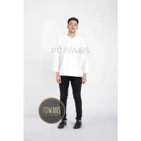 BAJU KOKO POLOS KATUN RAYON Kemeja Koko Baju Koko Lengan Panjang PUTIH - Putih, M