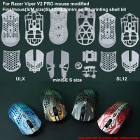 DIY 3D Printed Shell accessories for Razer Viper V2 PRO Wireless Mouse Modding - Finalmouse (S/M Size) SL12/ULX/Viper Mini SE