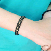 Gelang Tangan fashion Pria Bahan Super Premium Tali Korea Motif Kombinasi Lv6 Man Bracelets