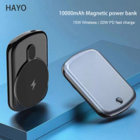 10000mAh Magnetic Power bank PD 20W 15W Wireless Charging for iPhone 13 12 Mini 13 12 Pro Max External Battery Charger Portable