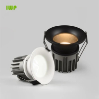 Super Bright Recessed LED Downlight COB Dimmable 7W 12W 15W 18W 20W LED Ceiling Spot Lights AC85-230V Ceiling Lamp with 3 colors