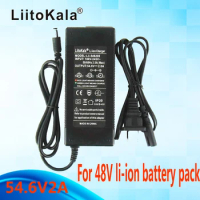 HK Liitokala 54.6V 2A Charger 13S 48V Li-ion Battery Charger Output DC 54.6V Lithium polymer battery Charger