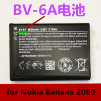 new 1500mAh BV-6A High Quality Battery for Nokia Banana 2060 3060 5250 C5-03 8110 4G Mobile Phone Batteries