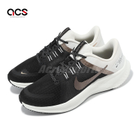 Nike 慢跑鞋 Wmns Quest 4 PRM 女鞋 黑 白 緩震 透氣 路跑 訓練 運動鞋 DA8723-001