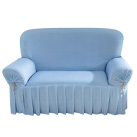 【格藍傢飾】歐式經典裙襬涼感沙發套4人座(多款可選)
