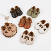 Baby Girl Premium PU Flats Infant First Walker Crib Shoes for Party, Festival, Baby Shower