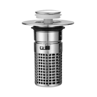 【Sewer floor drain】 Plastic Floor Drain Filter Mesh Anti-clog Sealing Cover Washbasin Bounce Core Mu