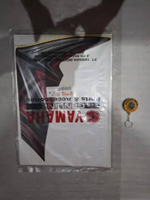 STRIPING / STICKER SAYAP LUAR KANAN JUPITER Z NEW / ROBOT MERAH ORIGINAL YGP 31B-F832C-90